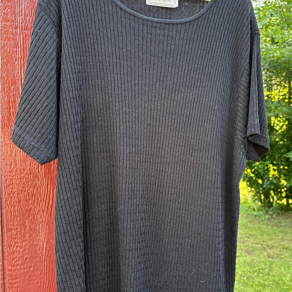 Women’s Black Ribbed top